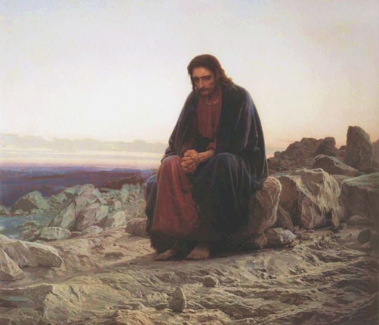 Cristo nel deserto (I.N. Kramskoj, 1872.jpg